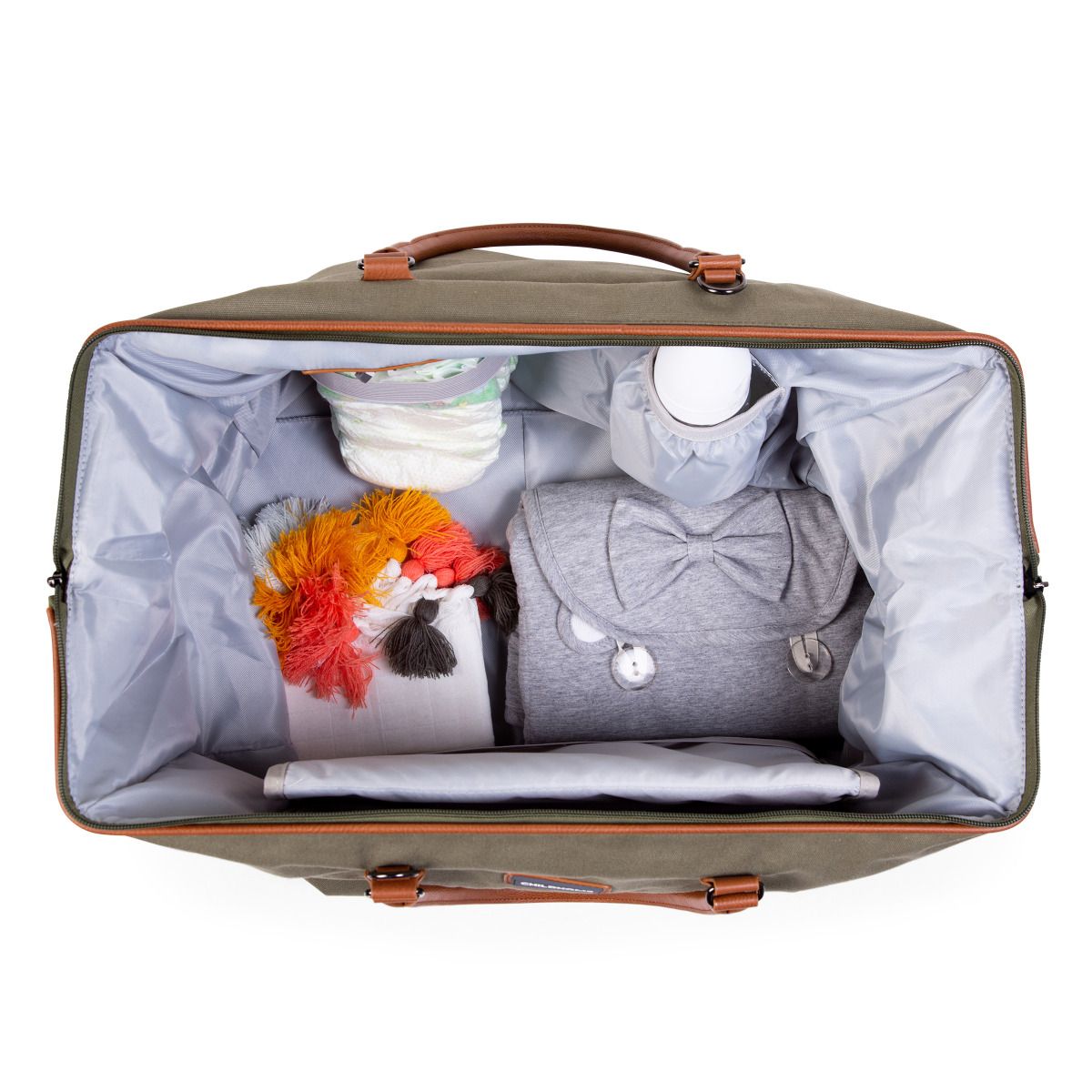Gewoon overlopen Tether Schots Childhome weekendtas XL Daddy Bag Canvas Kaki – De Gele Flamingo