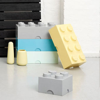Encyclopedie hospita Discriminerend Lego Opbergbox Brick 8 Lichtgeel – De Gele Flamingo