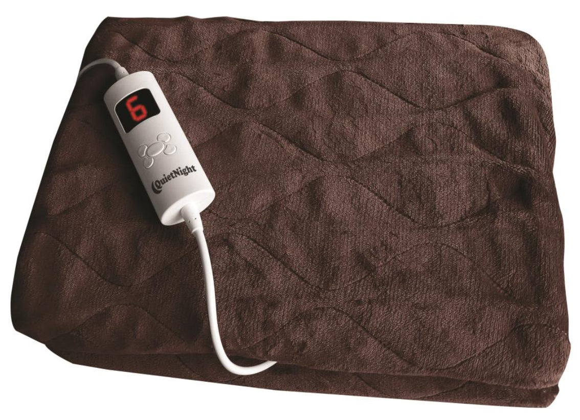 Electric Heated Blanket Warm Soft Fast Heat Fleece Rug Digital Timer Controller 