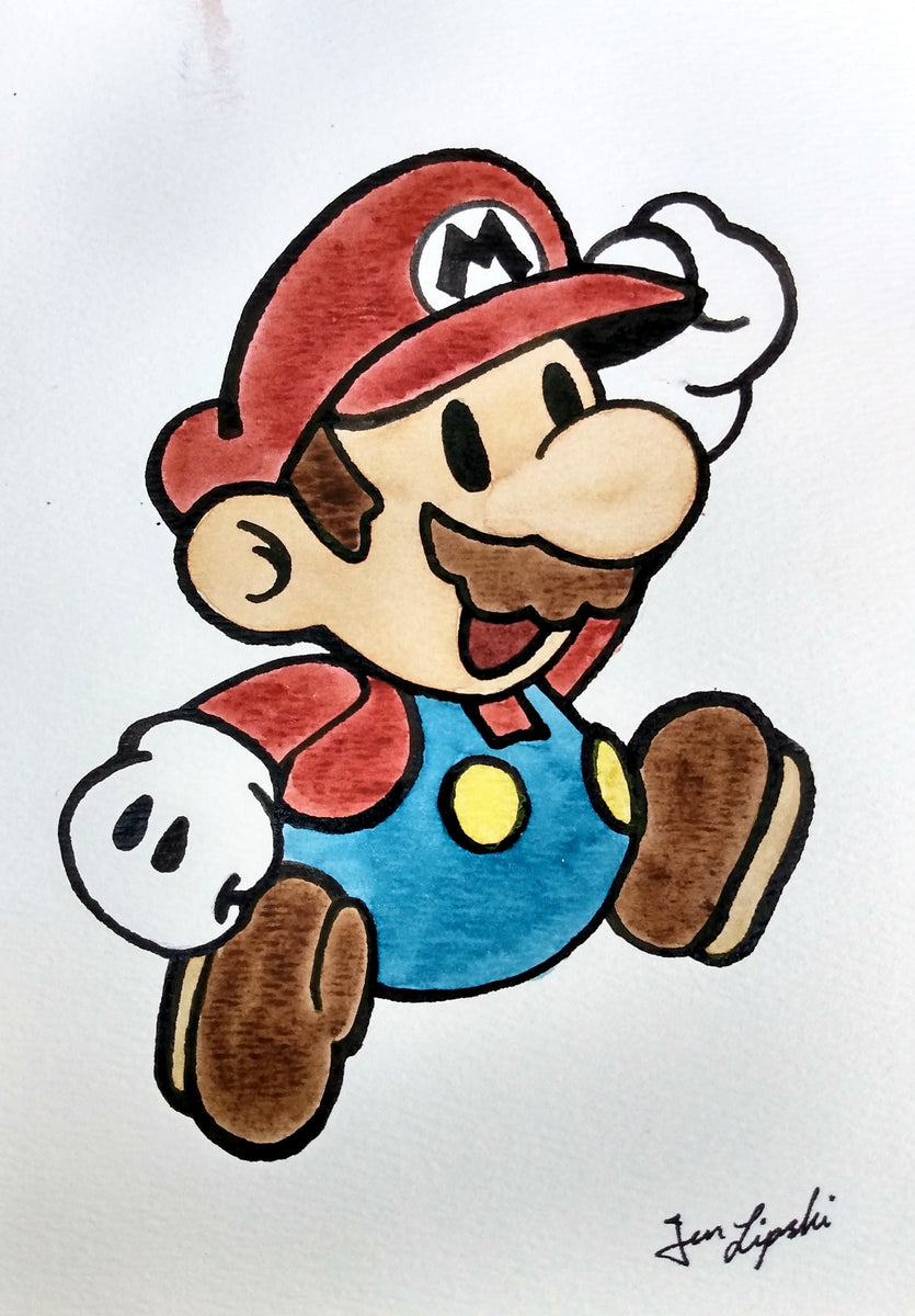 mario drawing