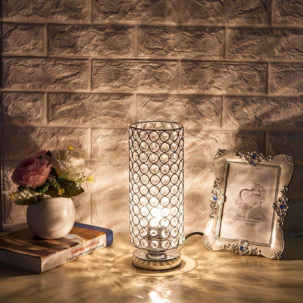 Lámpara De Mesa De Cristal, Lámpara De Escritorio D... - TODOENCARGO.COM