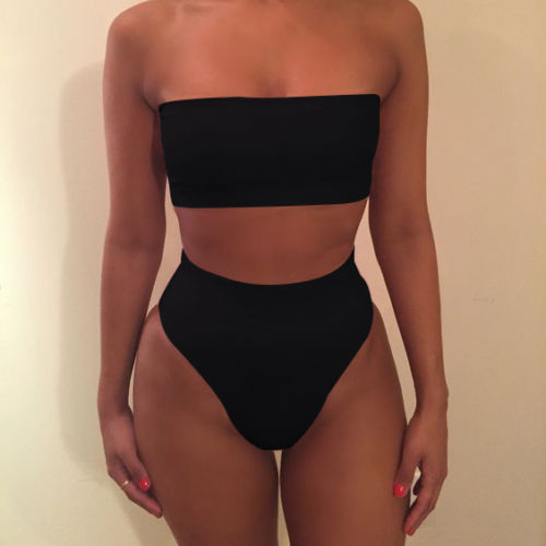 high rise high waisted bikini