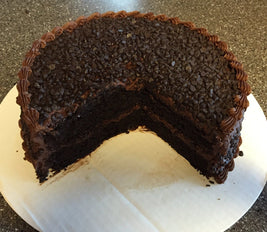 Cake - 8 inch - chocolate frosting (minimum 4 days notice)