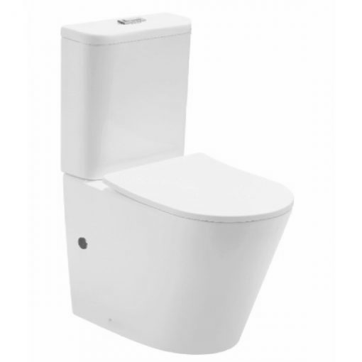 Easiest toilet to clean - The Viano Back to Wall Toilet with seamless finish, rimless design and nano-glazing