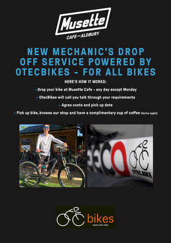 OTEC Bikes Musette Cafe Workshop