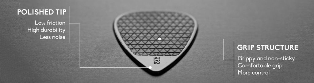 Guitar pick grip