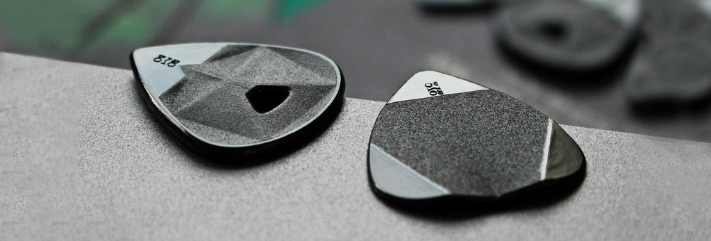 Guitar pick close up