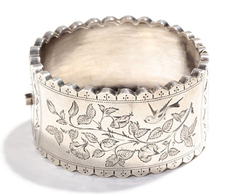 English Sterling Bangle Circa 1880s