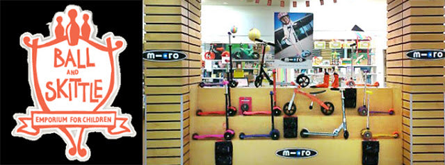 Ball and Skittle Super Micro Scooter Stockist