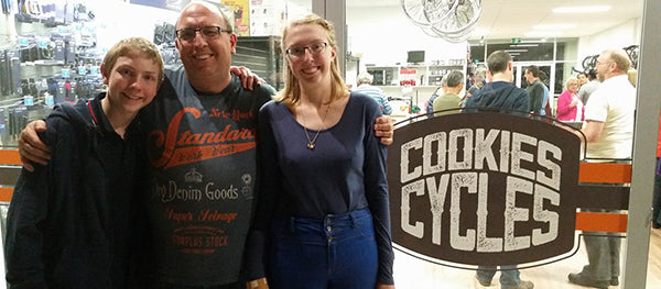 The Cookie Cycles Micro scooter stockist team