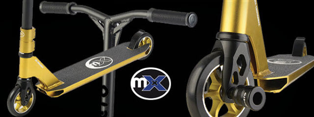 mX core micro Freestyle scooter range 