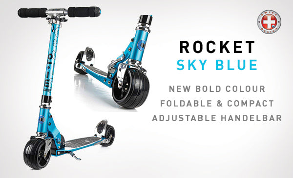 Rocket Sky Blue Scooter 