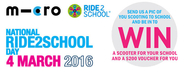 National Ride2School Day 2016, Friday March 4
