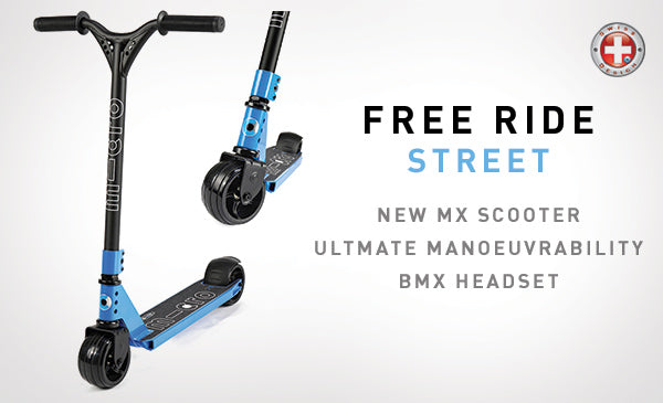 The new mX Free Ride Street Micro scooter