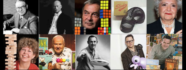 Pictures of the top ten toy inventors of all time