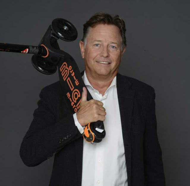 Wim Ouboter the inventor of the Micro Scooter