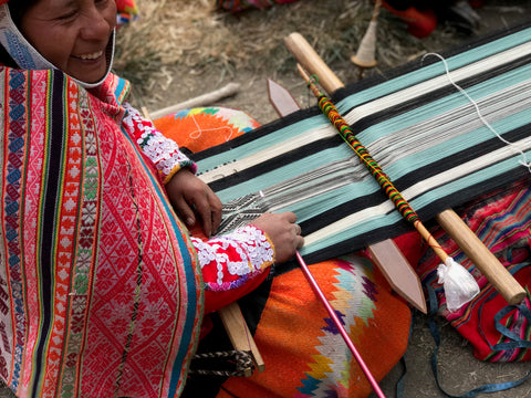 back strap weaving - Patacancha Peru