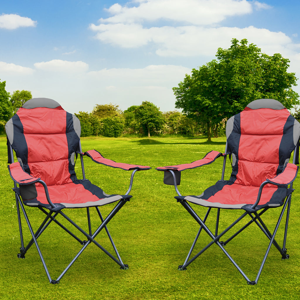 deluxe folding camping chairs