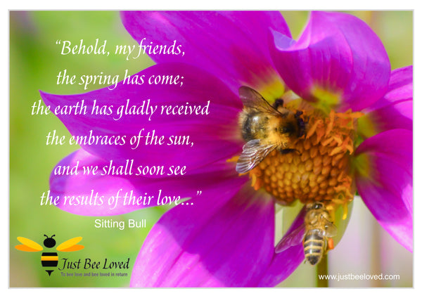 Bee and Nature Quotes Sitting Bull