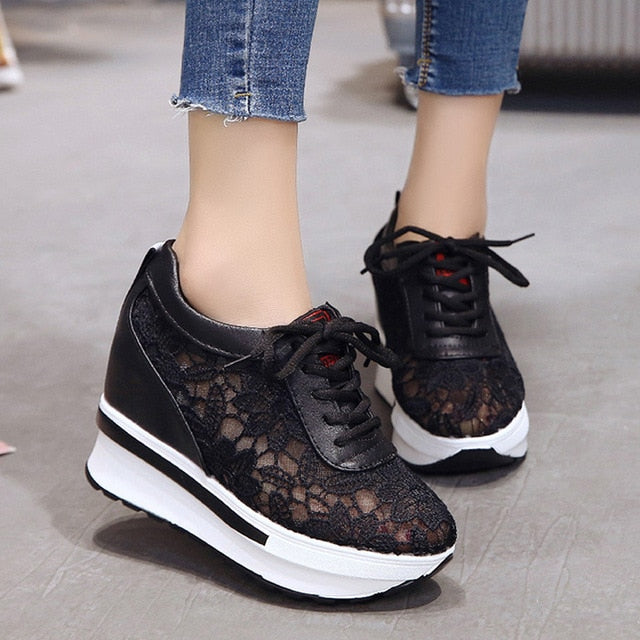 high wedge sneakers