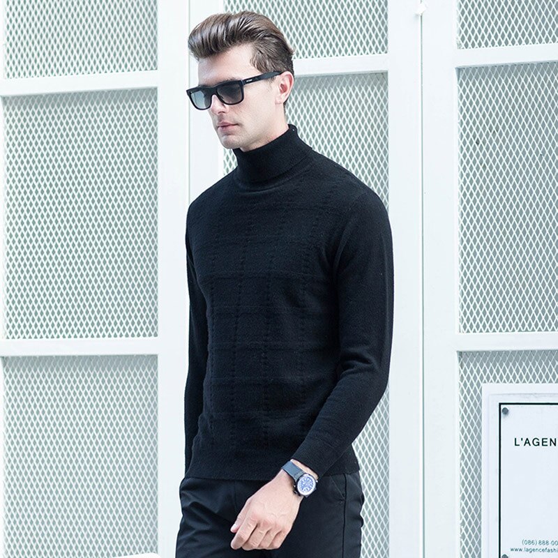 thick turtleneck sweater