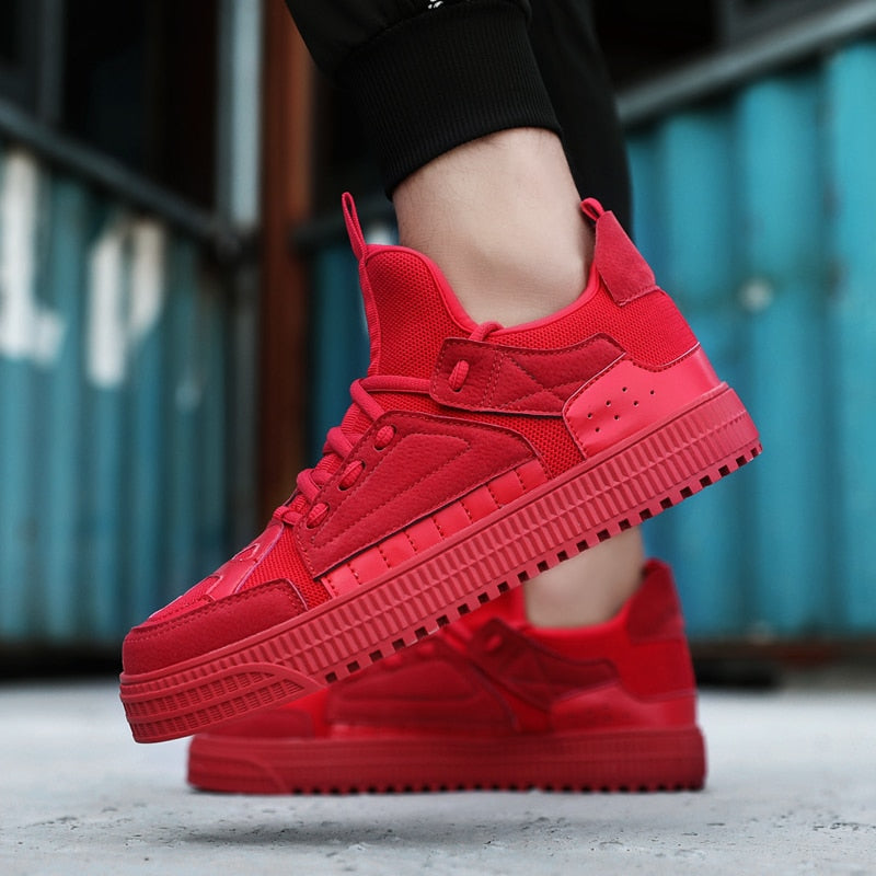 red hip hop shoes