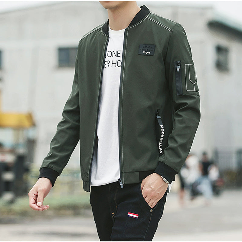 casual bomber jacket