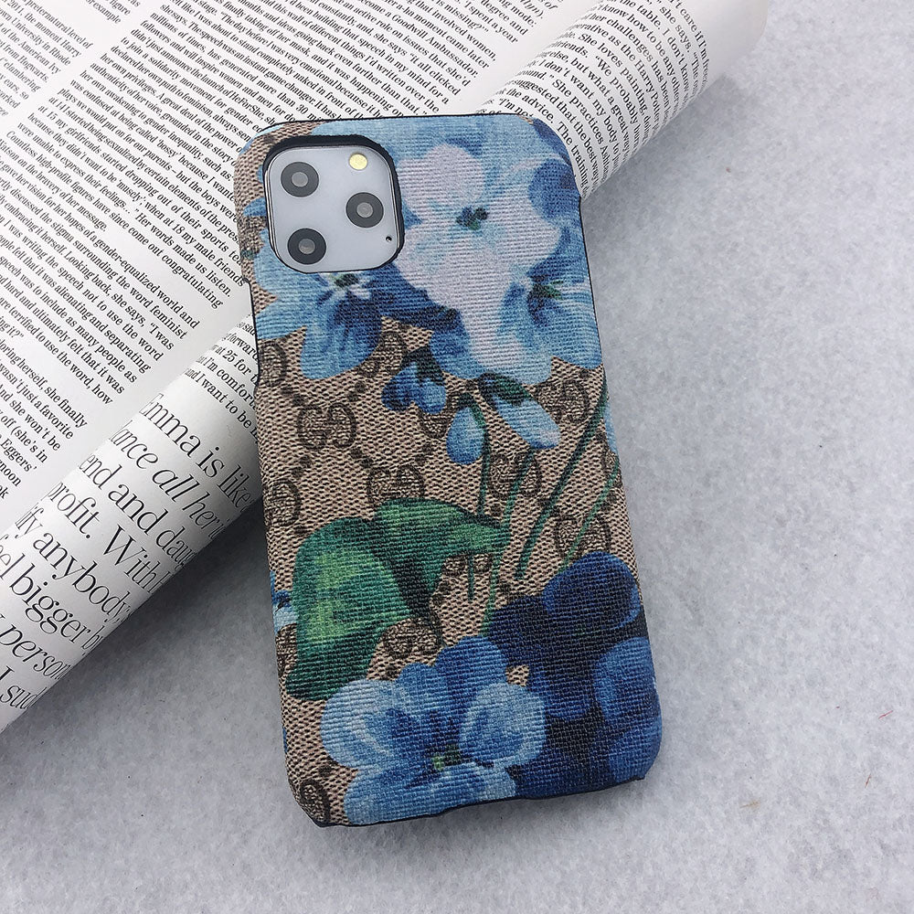 Blue Blossom Floral Gucci case 
