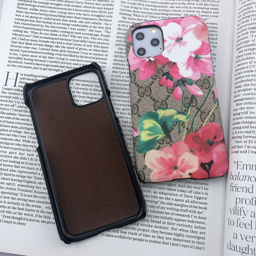 gucci flower phone case
