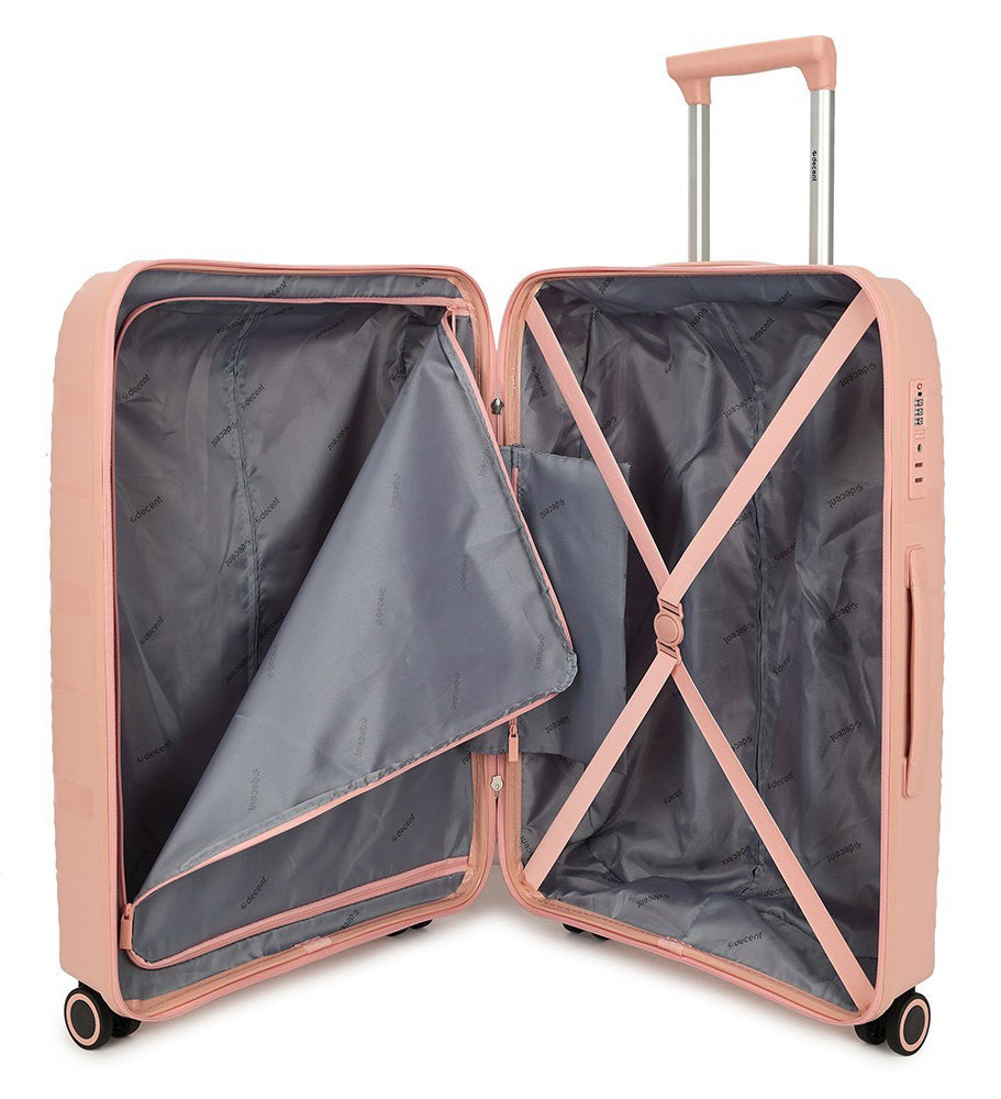 Handbagage koffer roze Lichtgewicht Kofferkopen.nl
