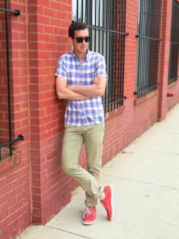 Short Sleeved Button Downs Men's Summer Style