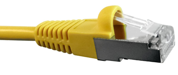CAT5E, 6 Ethernet Patch Cable Shielded, Snagless Molded Boot, RJ45 - RJ45