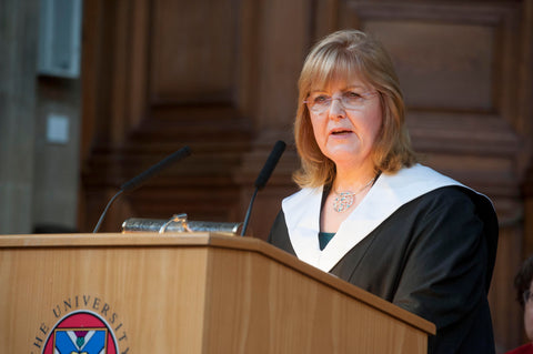 receiving her degree 3