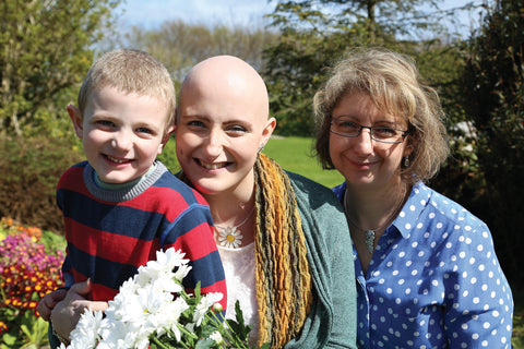 Emily with her family