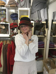 Marion wearing Failsworth hat