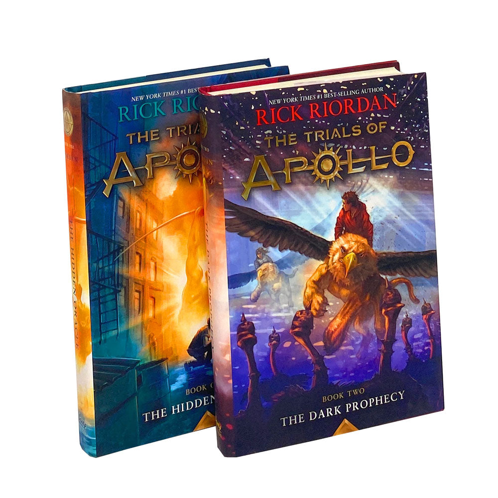 Rick Riordan The Trials Of Apollo 2 Books Set Deluxe Cover The Hidden Lowplex 