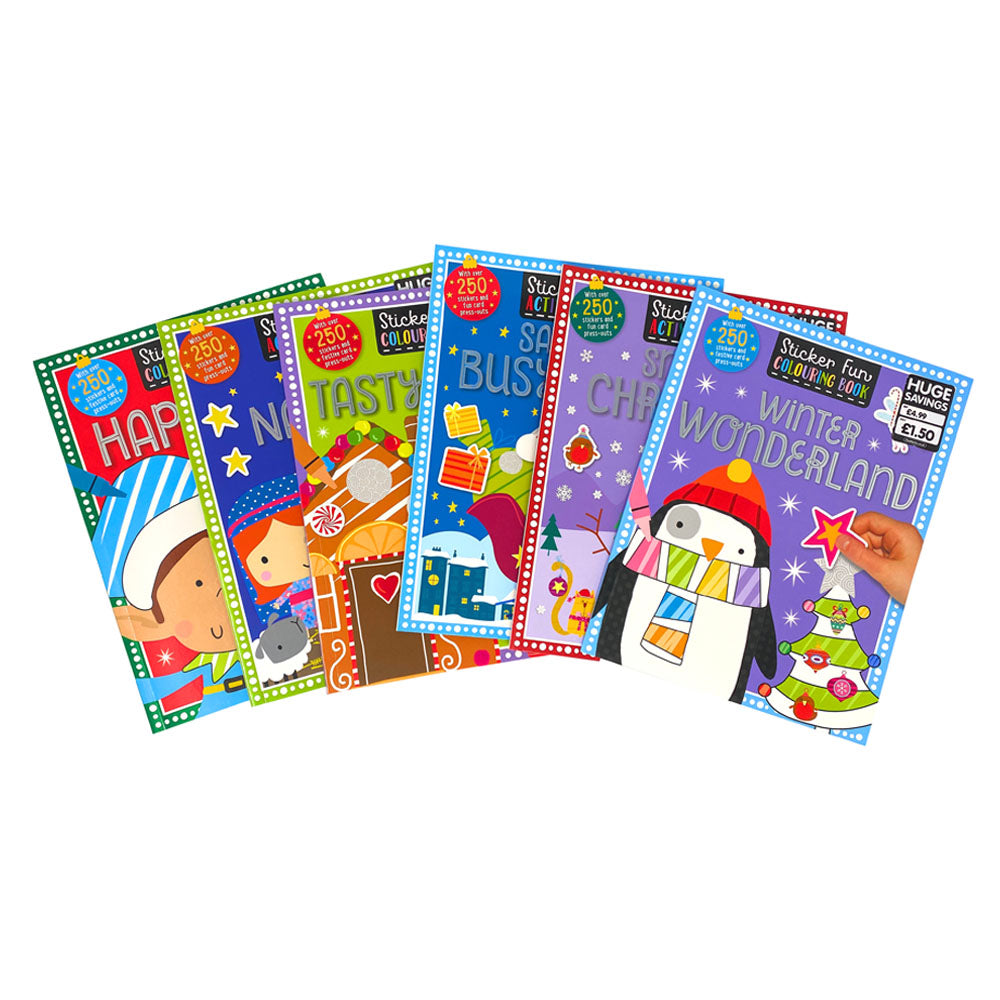 Christmas Colouring Children's Activity Fun 21 Books Collection Set ...