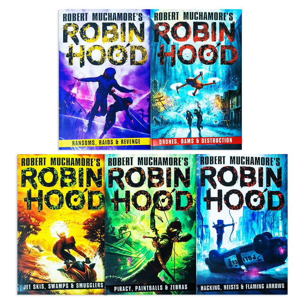 Robert Muchamore Robin Hood Series 5 Books Collection Set Lowplex