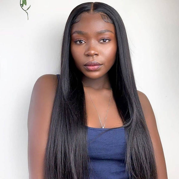 5x5 150% HD Lace Wig Glueless Virgin Human Hair Straight