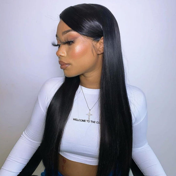 5x5 150% HD Lace Wig Glueless Virgin Human Hair Straight