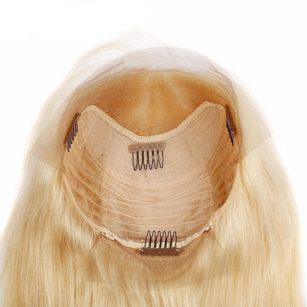 13x4 150%  #613 Blonde Hair HD Lace Deep Wave Lace Front Wig