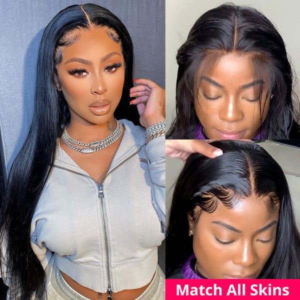 13x6 150% HD Lace Wig Glueless Human Hair Straight