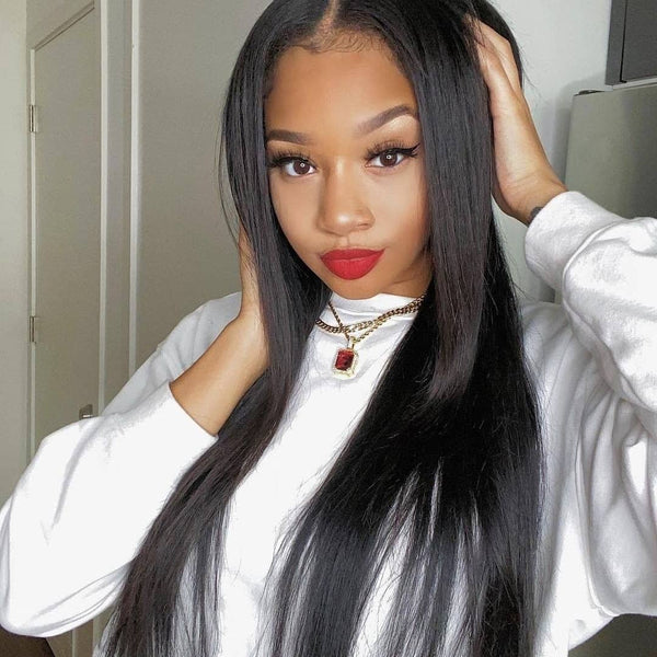 13x6 150% HD Lace Wig Glueless Human Hair Straight