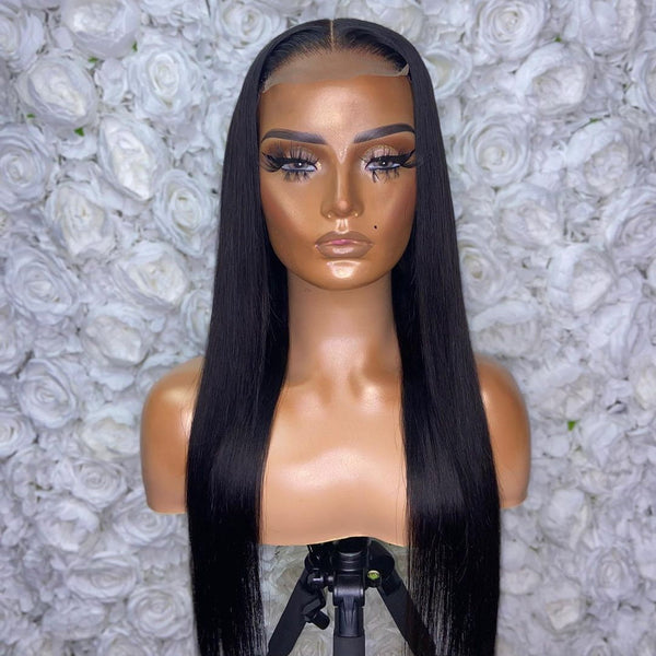 5x5 150% HD Lace Wig Glueless Virgin Human Hair Straight