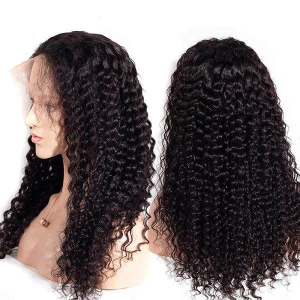 200% 13x4 Lace Front Wig Human Hair Deep Wave