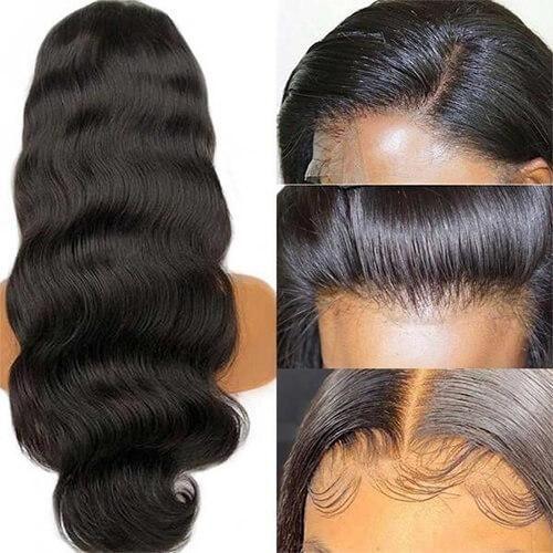 13x4 150% HD Lace Front Glueless Wig Human Hair Body Wave