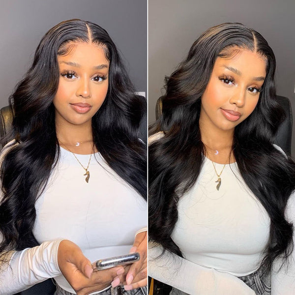 13x4 150% HD Lace Front Glueless Wig Human Hair Body Wave