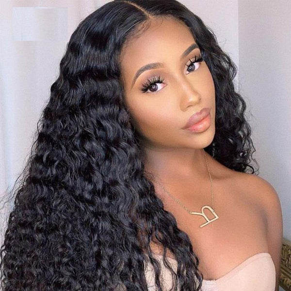 13x4 150% HD Lace Front Wig Human Hair Deep Wave