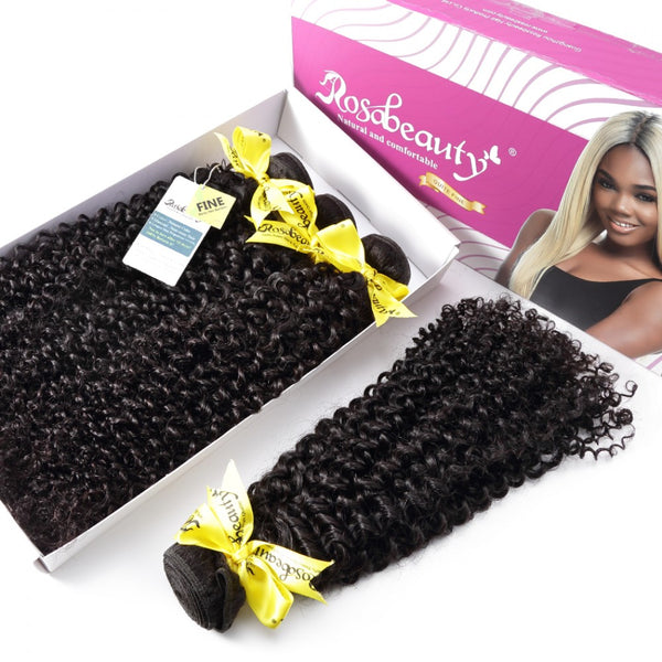 7A Hair Weave Brazilian Hair Kinky Curly