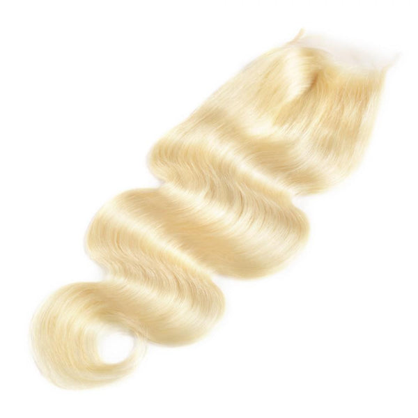 #613 Blonde 4x4 Lace Closure Body Wave